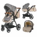 Carucior transformabil 3 in 1 Coccolle Ambra Safari Beige