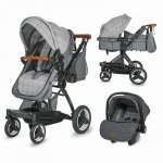 Carucior transformabil 3 in 1 Coccolle Ambra Urban Grey