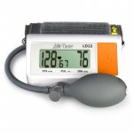 Tensiometru de brat Little Doctor LD 22 manseta 25-36 mm afisaj LCD Alb/Gri