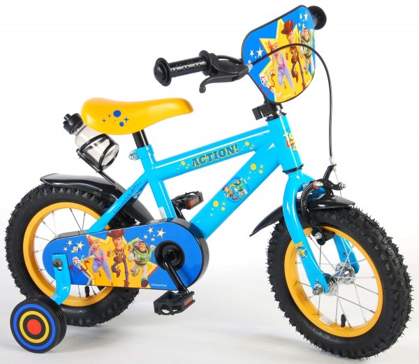 Bicicleta pentru baieti 12 inch cu roti ajutatoare Volare Toy Story 91207 nichiduta.ro imagine noua