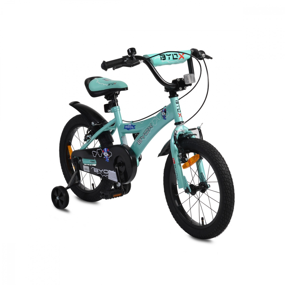 Bicicleta pentru copii Byox Devil 16 Turcoaz Byox imagine noua