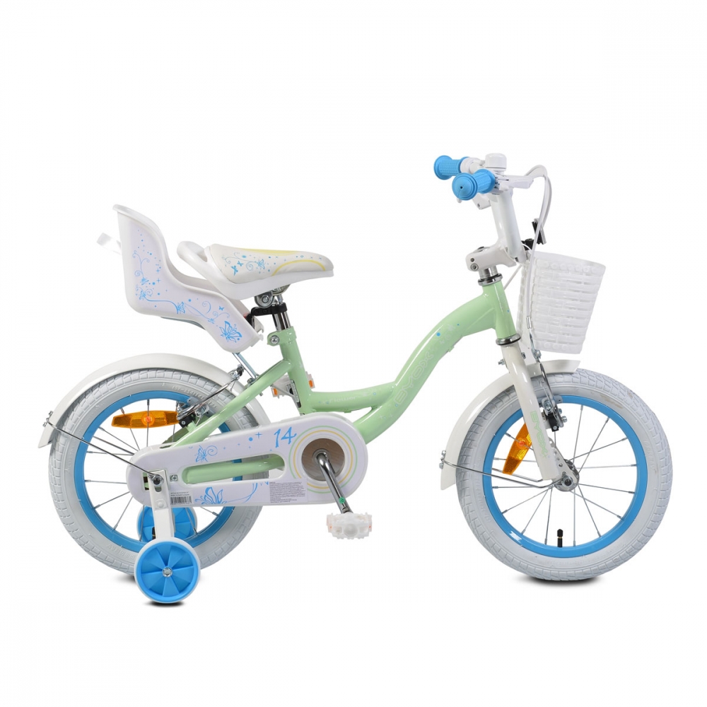 Bicicleta pentru fetite Byox Flower 14 Turquoise - 1
