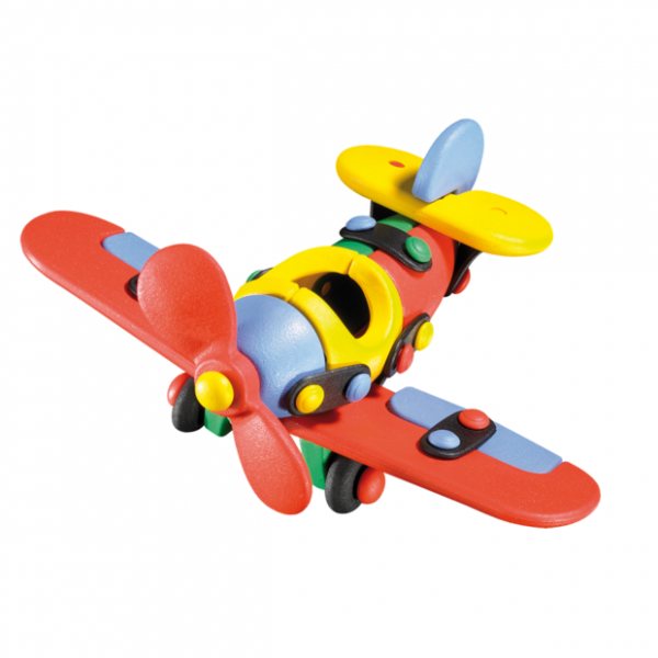 Jucarie de construit mic-o-mic 3D Avion 14.3 cm