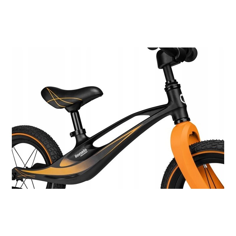 Bicicleta usoara Bart Air fara pedale roti gonflabile reglabila 12 inch negru Lionelo - 3