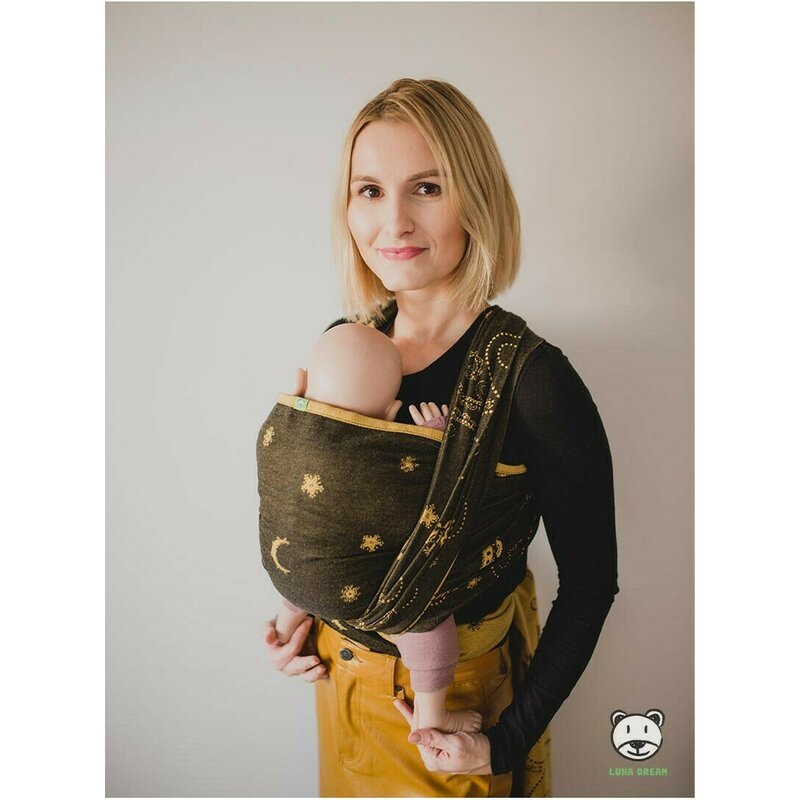 Sling 3.6 m gold jacquard luna dream