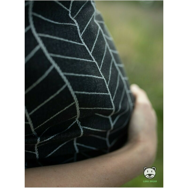 Sling cu inel 2.1 m grey weave jacquard luna dream