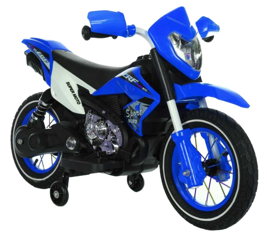 Motocicleta electrica cu roti gonflabile Super Moto Blue imagine