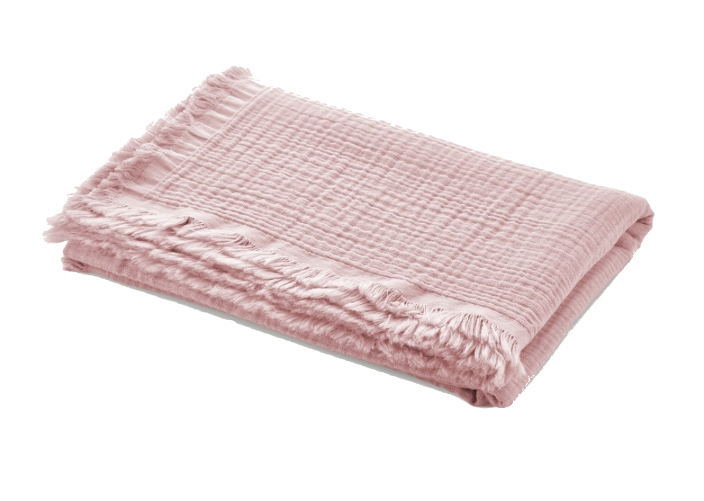 Paturica din muselina pentru copii 120x84 cm BabyJem Powder Pink - 2 | YEO