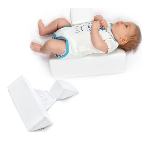 Perna anti-rasucire pentru bebelusi Side Sleep White - 1