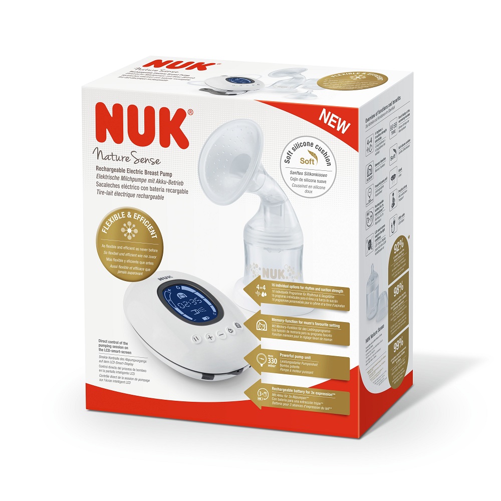 Pompa de san Nuk Nature Sense electrica reincarcabila