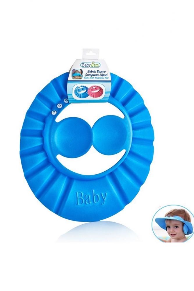 Protectie baita pentru ochi si urechi BabyJem Hat Blue - 1 | YEO