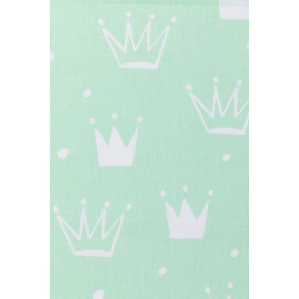 Protectie laterala pentru pat din lemn 190 cm crown mint fillikid