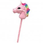 Cap de unicorn cu tija si sunete roz Keycraft