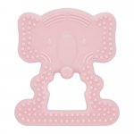 Jucarie dentitie BabyJem Elephant Pink