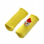 Set 2 protectii pentru centura de siguranta Safety Belt BabyJem Yellow