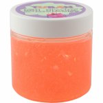 Super slime glitter neon portocaliu 100 g Tuban TU3043