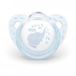 Suzeta Nuk Baby blue silicon M1 elefant 0-6 luni