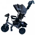 Tricicleta multifunctionala cu sunete si lumini Lux Trike dark blue