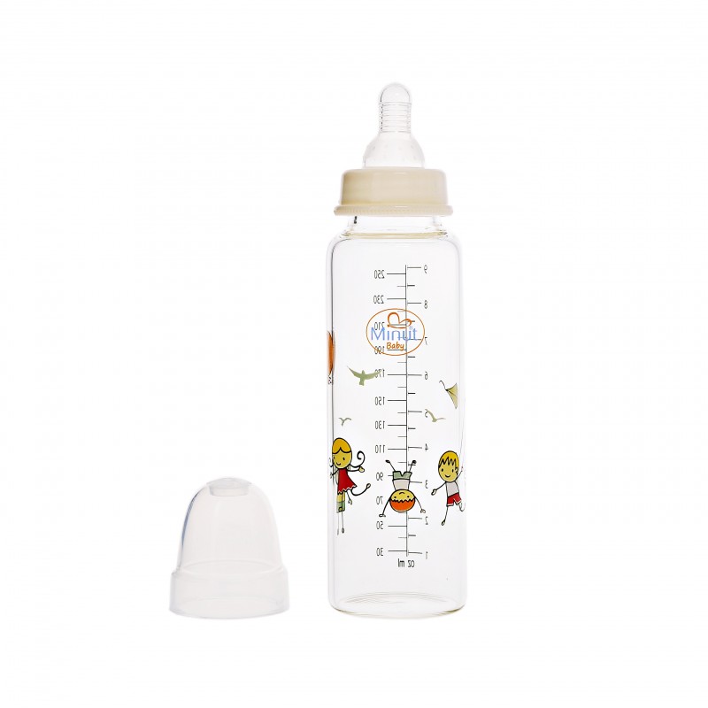 Biberon sticla Minut Baby 250ml - 1 | YEO