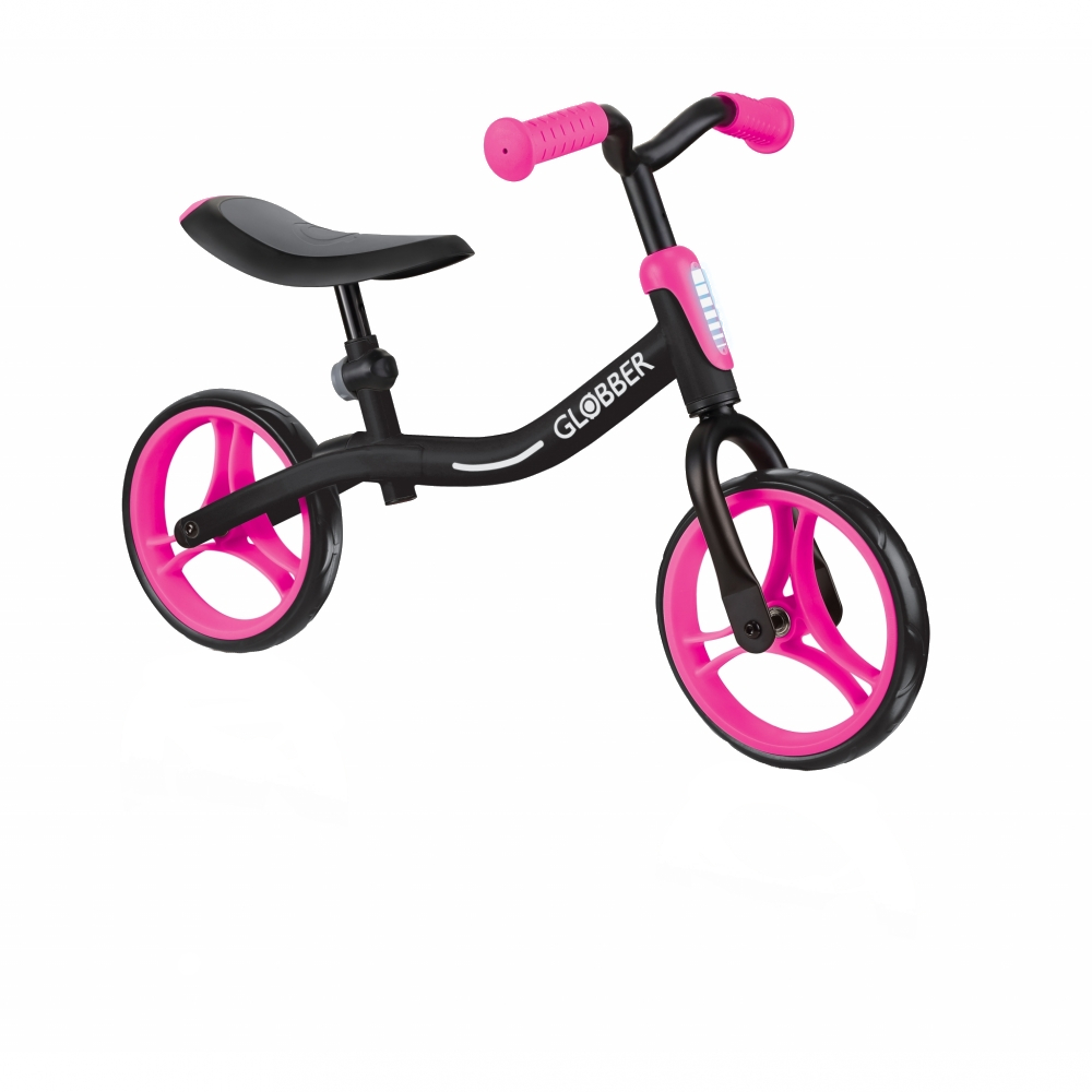 Bicicleta Globber Go Bike fara pedale 8.5 inch roz - 4