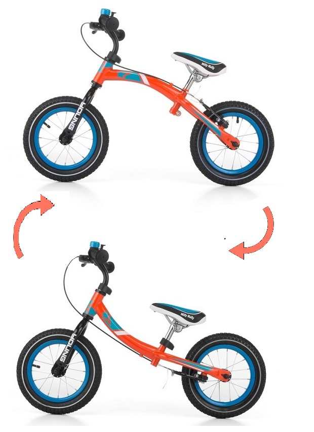 Bicicleta transformabila 2 In 1 Young Orange - 1