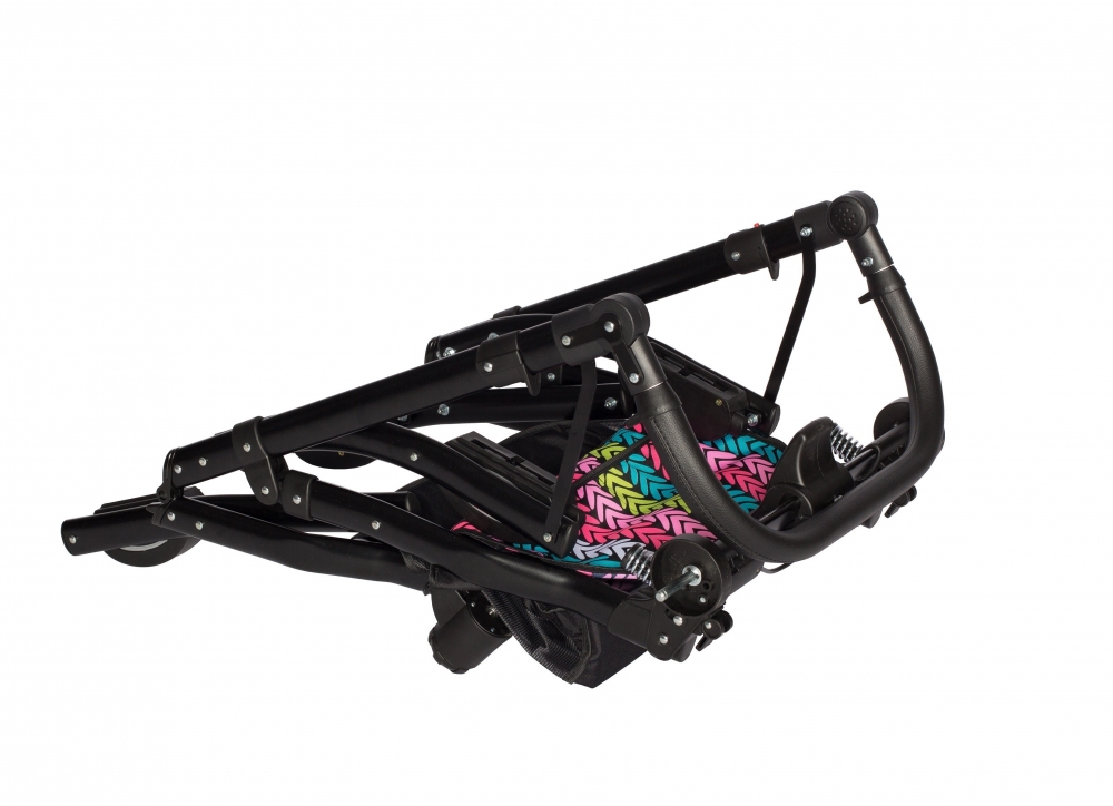 Carucior copii gemeni tandem 3 in 1 Pj Stroller Lux Brown - 2