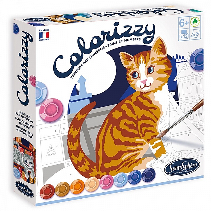 Pictura pe numere pisici Colorizzy