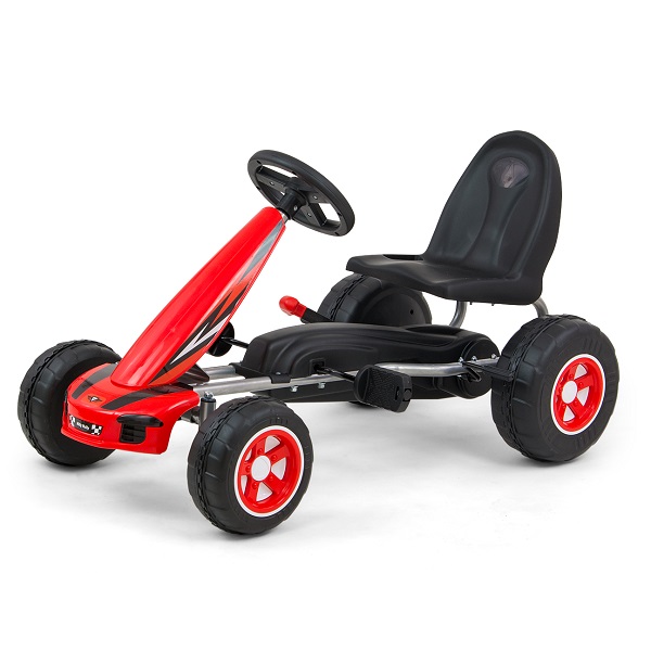 Kart cu pedale pentru copii Viper Red Milly Mally imagine noua