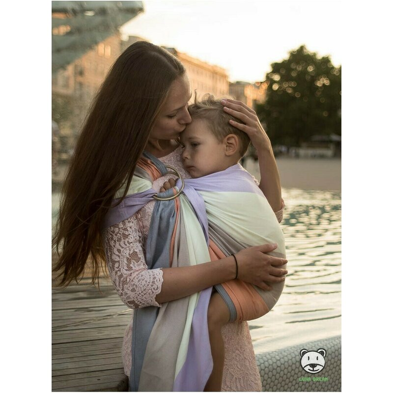 Sling cu inel 2.1 m spring pastel luna dream