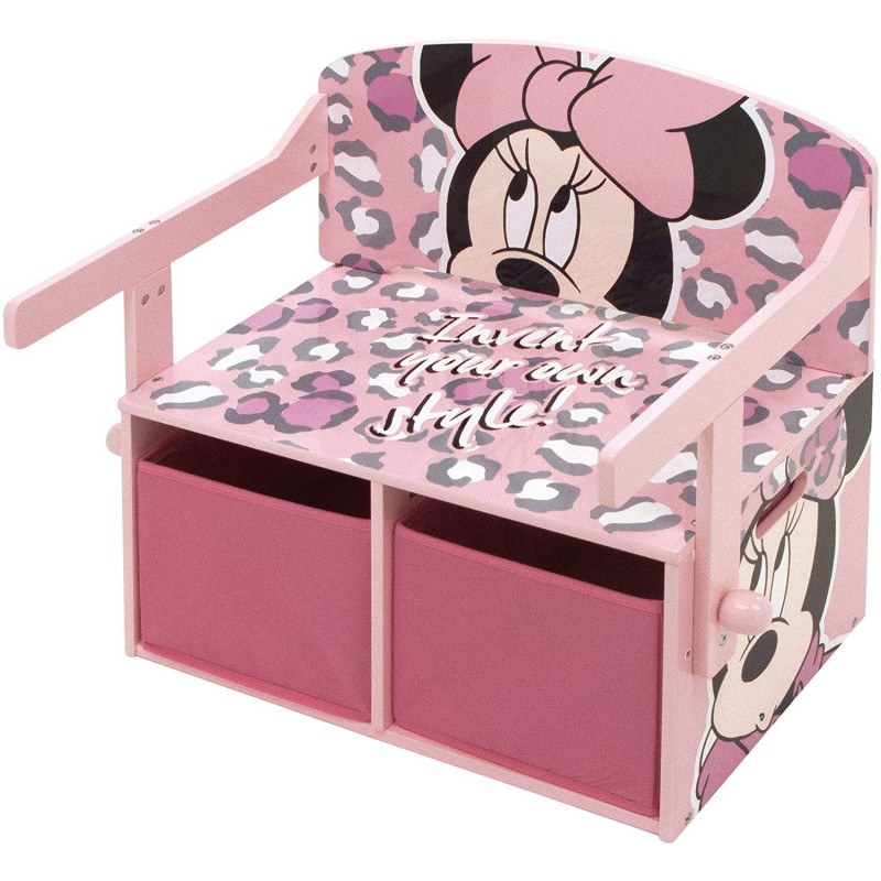 Mobilier 2 in 1 pentru depozitare jucarii Minnie Mouse - 1 | YEO