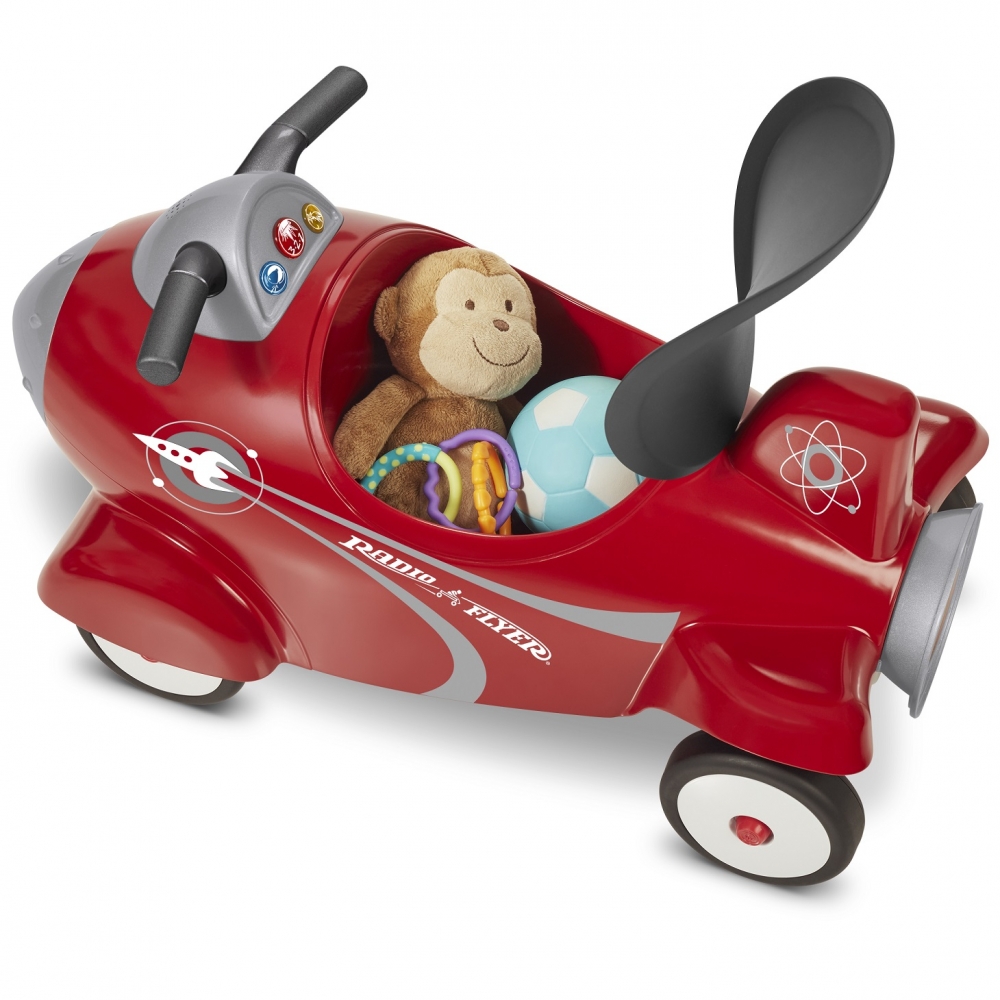 Racheta cu roti Radio Flyer Retro Rocket - 1 | YEO