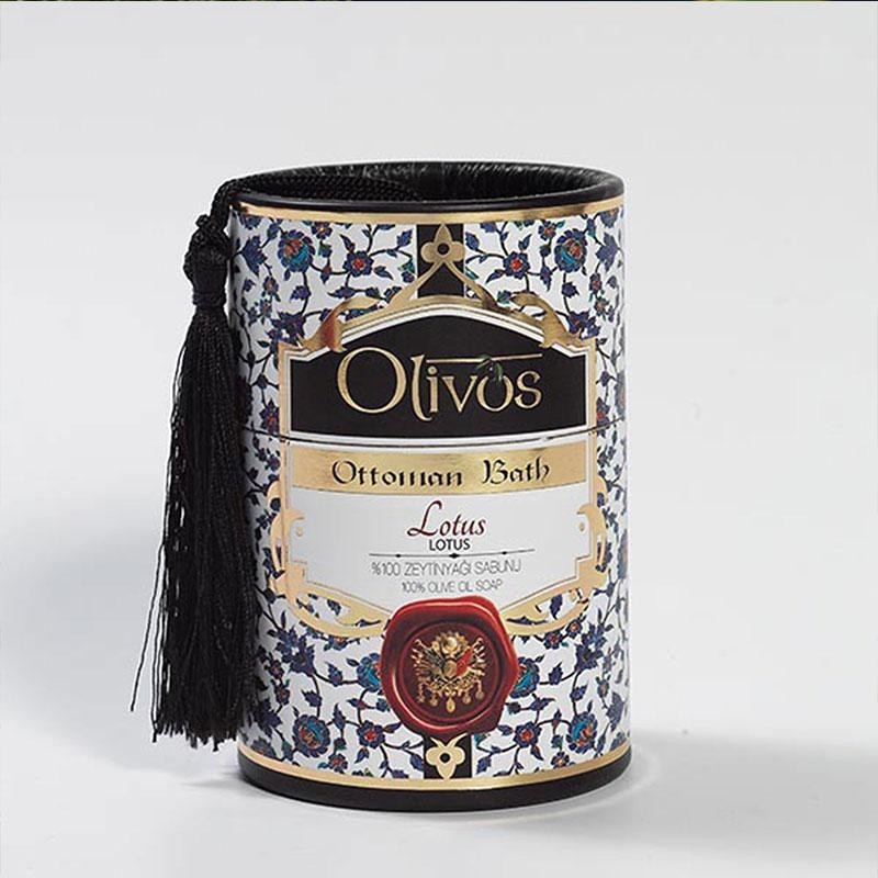 Sapun de lux Otoman Lotus cu ulei de masline extravirgin Olivos 2x100 g