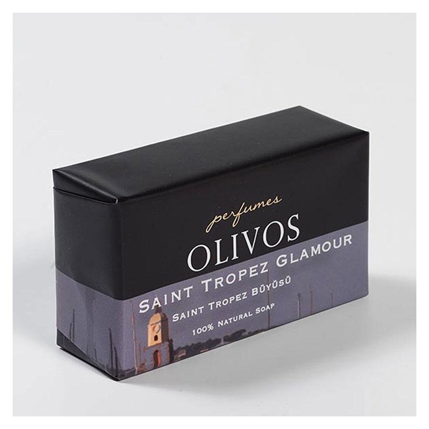 Sapun parfumat pentru ten corp si par Saint Tropez Glamour cu ulei de masline extra virgin Olivos 25