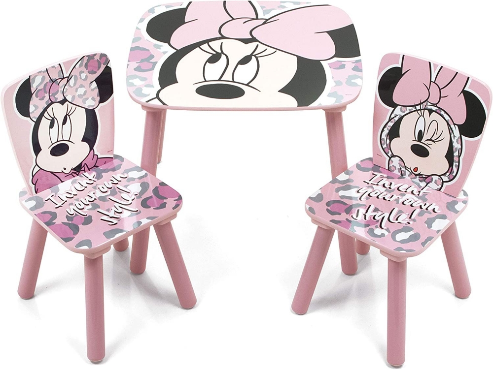 Set masuta si 2 scaunele Minnie Mouse Arditex imagine 2022 protejamcopilaria.ro