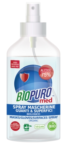 Spray igienizant pentru masca, manusi si suprafete bio 250ml Biopuro 250ml imagine noua responsabilitatesociala.ro