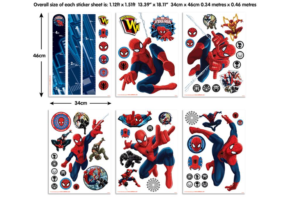 Sticker Spiderman camere copii Ultimate Spiderman nichiduta.ro