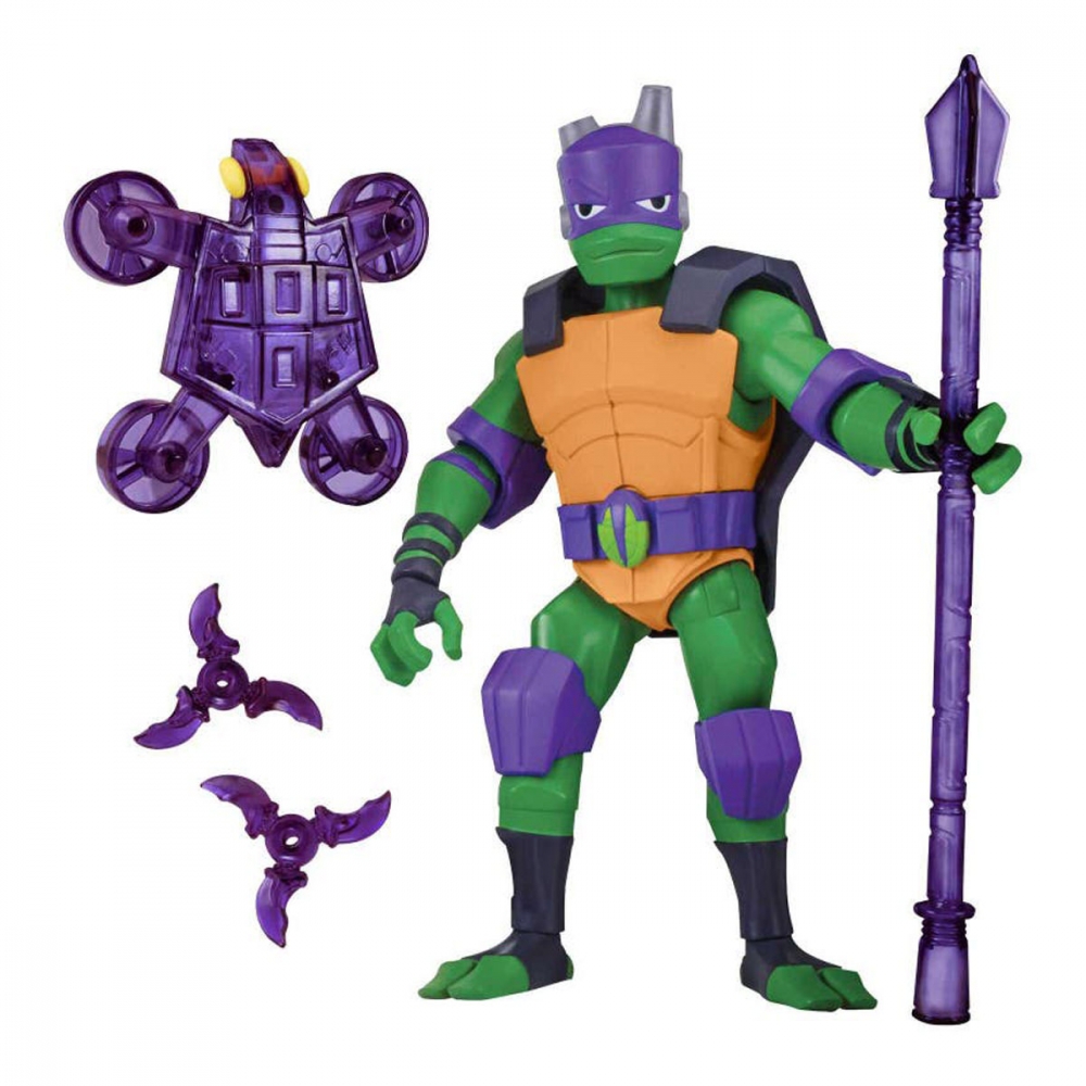 Figurina Donatello Testoasele Ninja cu accesorii de lupta