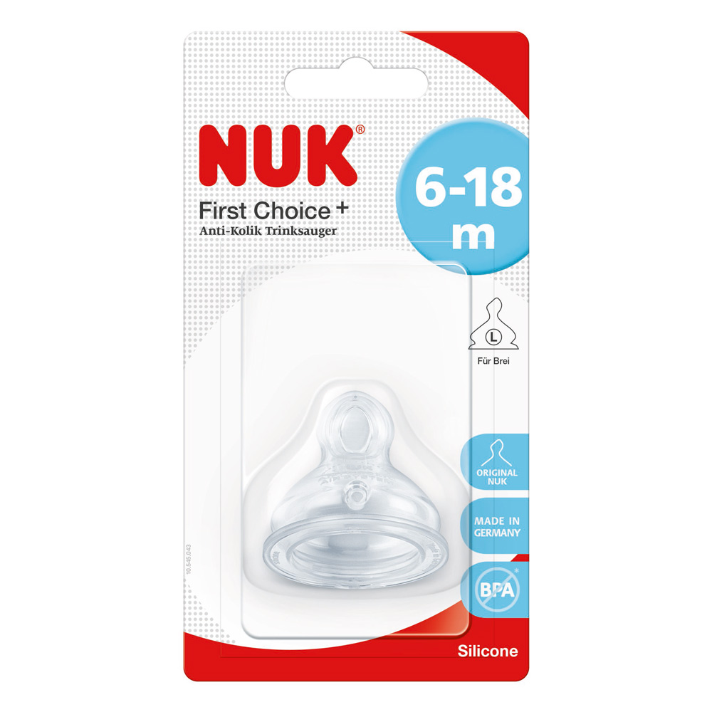 Tetina Nuk First Choice Plus Silicon L2 6-18 luni