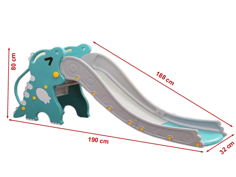 Tobogan Dinosaur Green - 1 | YEO