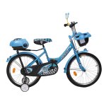 Bicicleta pentru copii cu roti ajutatoare Racer Blue 20 inch