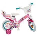 Bicicleta pentru fetite Minnie Mouse Club House 14 inch