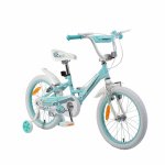 Bicicleta pentru fetite cu roti ajutatoare Byox Lovely 18 inch Turquoise