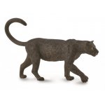 Figurina leopard negru pictata manual L Collecta