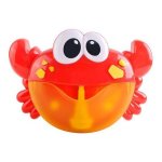 Jucarie de baie crab cu baloane muzicale de sapun Iso Trade rosu MY17383