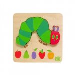 The Very Hungry Caterpillar Joc puzzle din lemn Omida