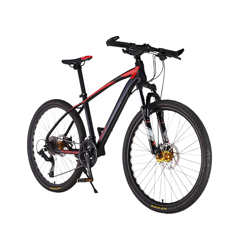 Bicicleta MTB-HT Forever F26R7B roata 26 cadru aluminiu 27 viteze culoare negrurosu