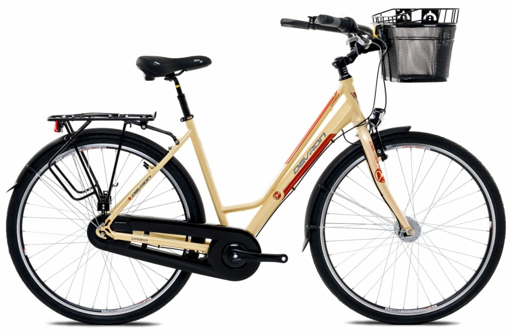 Bicicleta oras Devron Urbio LC2.8 M Vanilla Brown 28 inch Bicicleta imagine 2022 protejamcopilaria.ro