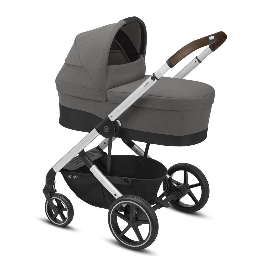 Carucior Cybex Balios S Lux 2 in 1 cadru silver Soho Grey