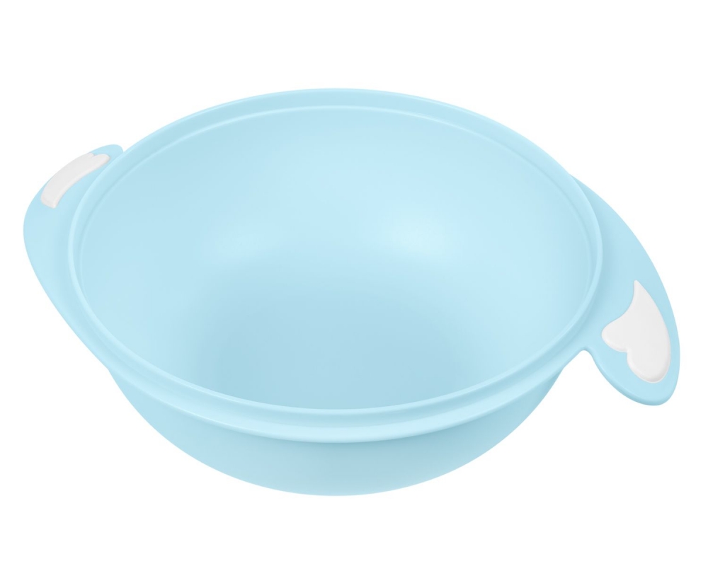 Castron multifunctional cu ventuza si tacamuri incluse 4in1 KikkaBoo Bowl Blue - 3 | YEO