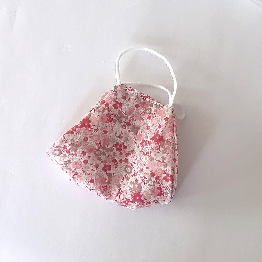 Masca medicala protectie copii bumbac reutilizabila model floral roz 4 ani+ Camera copilului